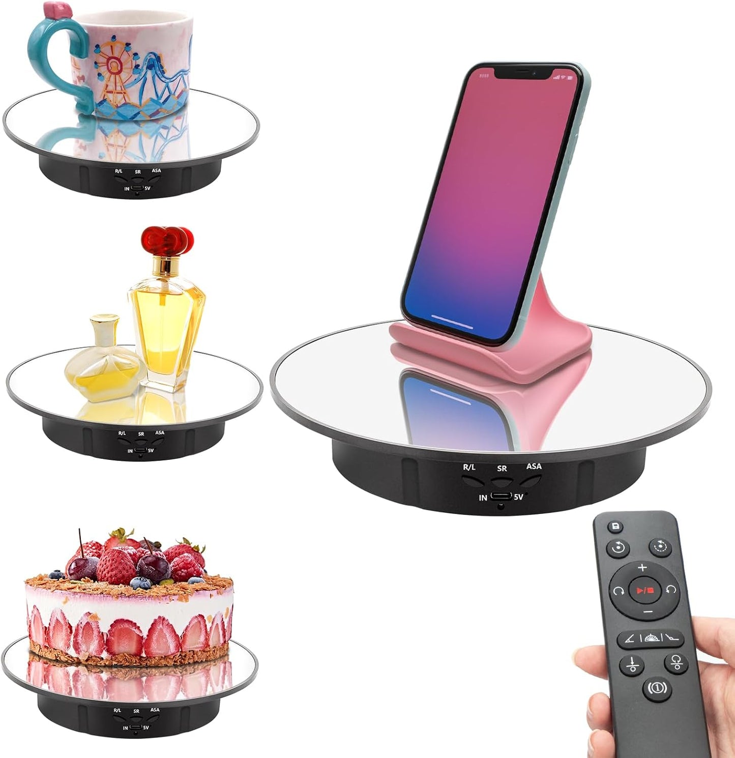 Rotating Display Stand منصة تصوير المنتجات باحترافية.