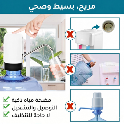 موزع المياه القابل للشحن الحل العصري لبيتك
