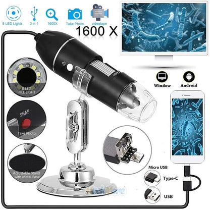 1600X Zoom Digital Microscope Camera Portable