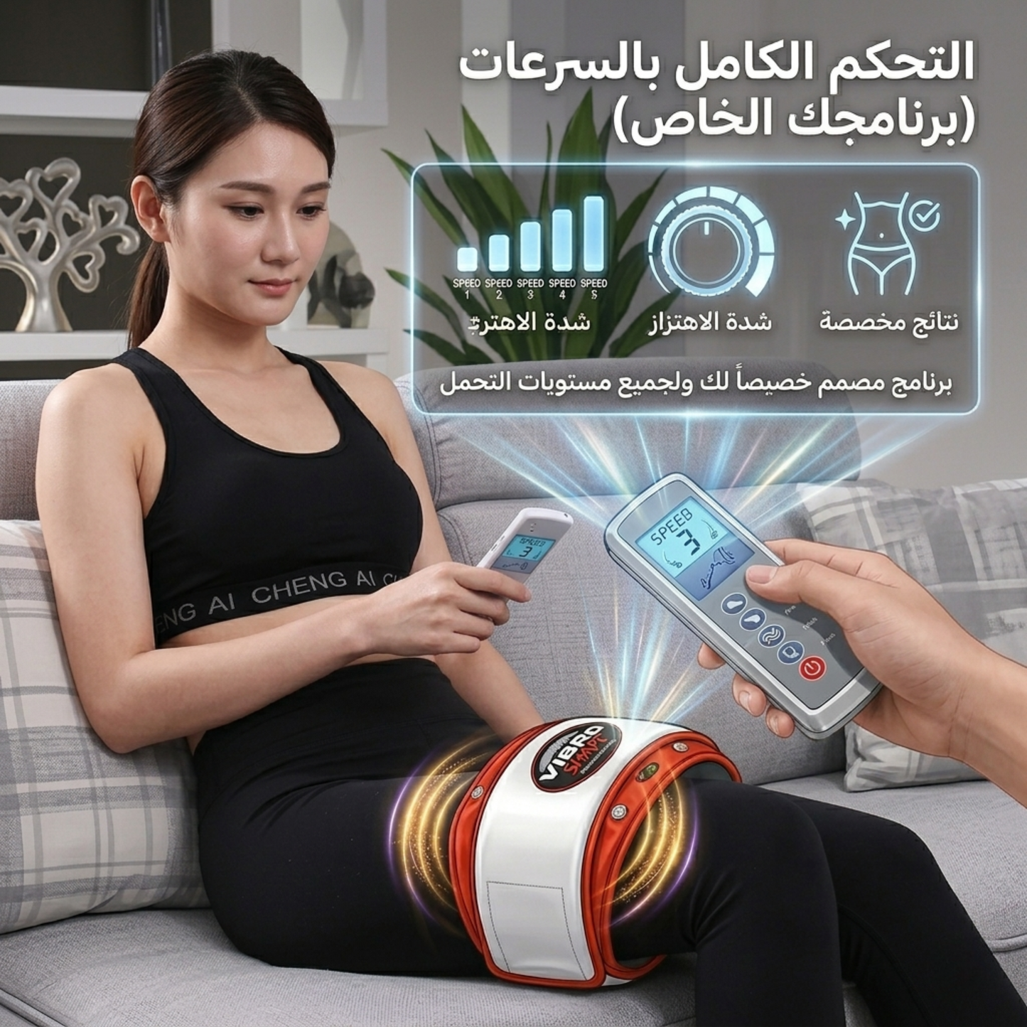 جهاز إزالة الدهون وعلاج بالأشعة تحت الحمراء Vibro Shape