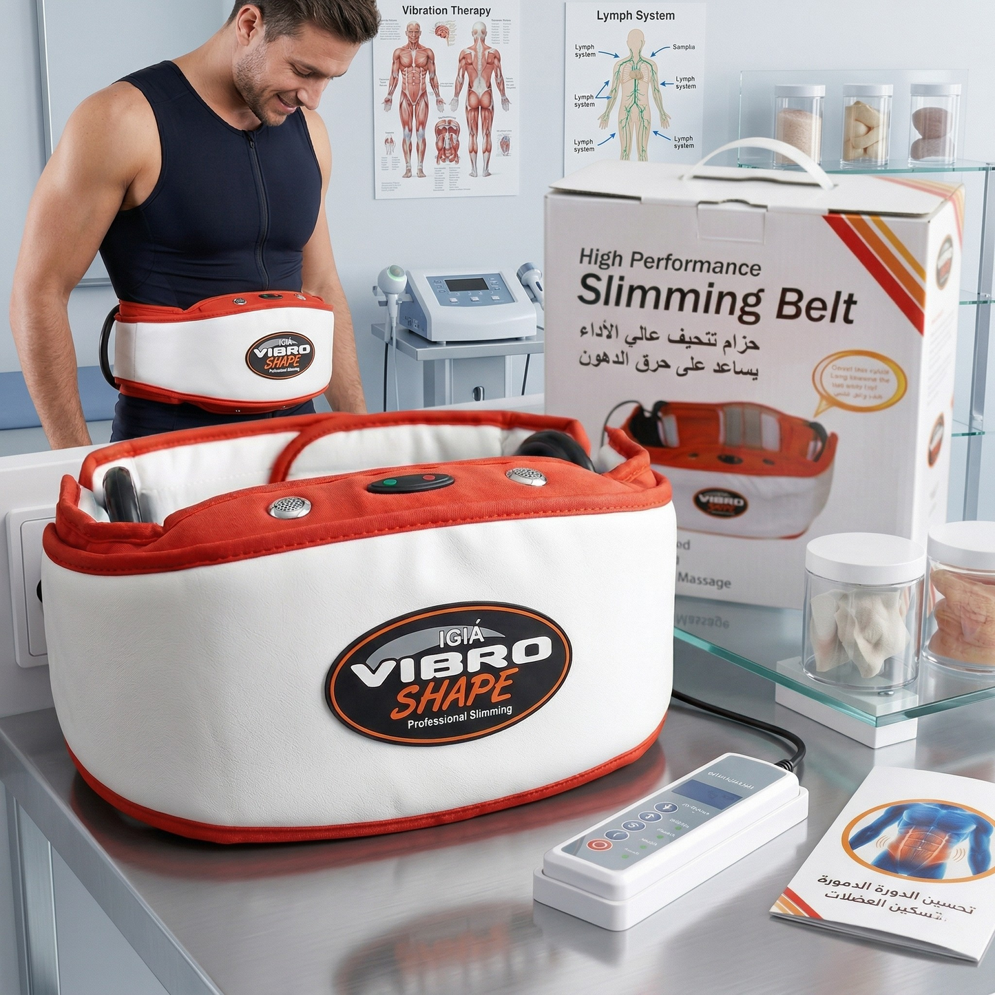 جهاز إزالة الدهون وعلاج بالأشعة تحت الحمراء Vibro Shape