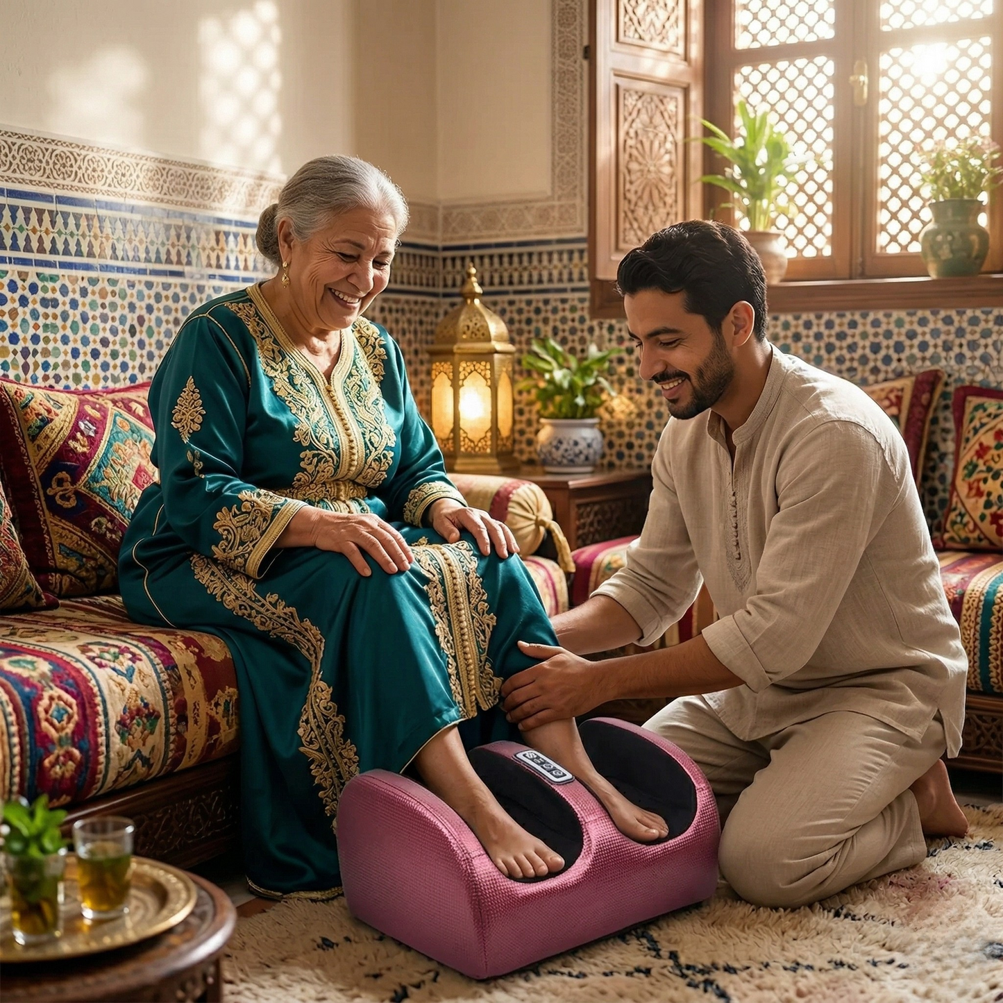جهاز علاج القدمين بالأشعة تحت Foot Massage الحمراء