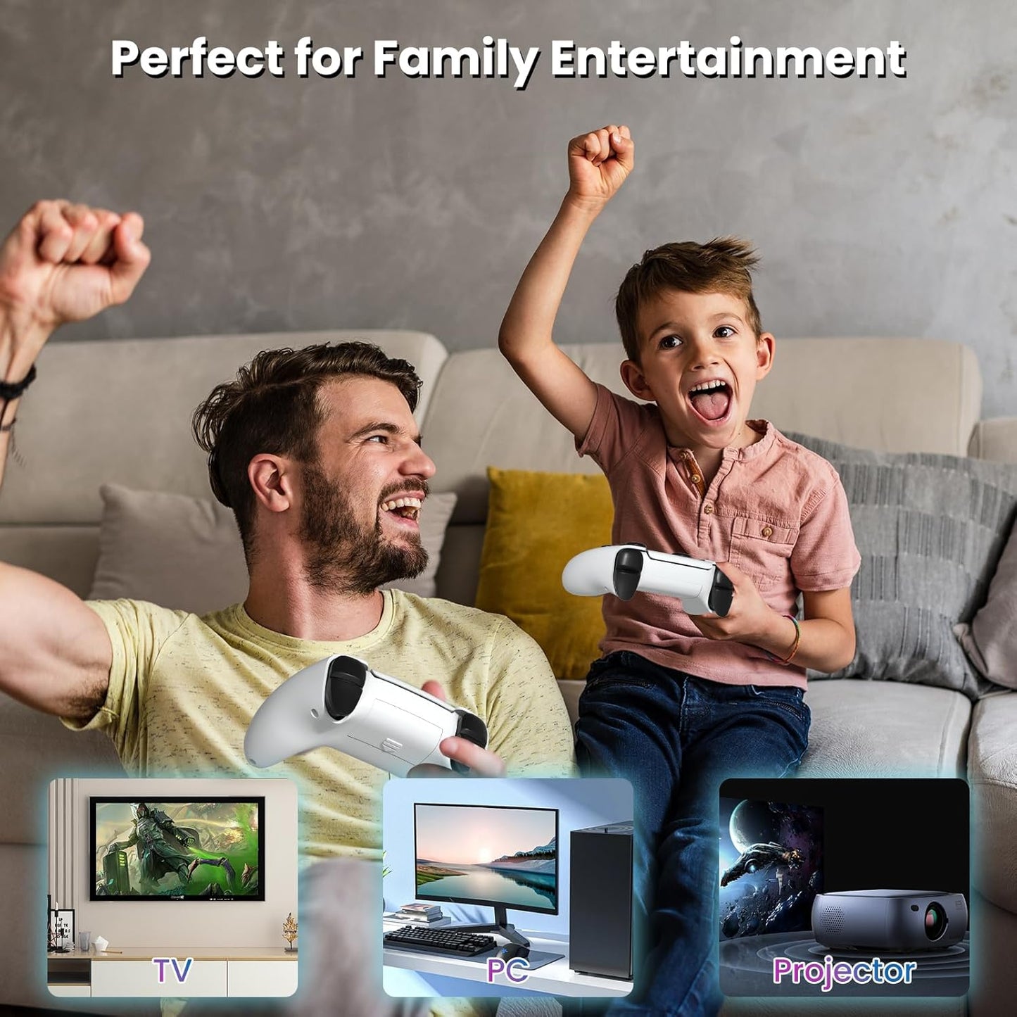 Game Stick  جهاز الألعاب المتكامل  الأصلي بـ 2000 لعبة