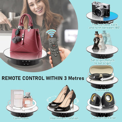 Rotating Display Stand منصة تصوير المنتجات باحترافية