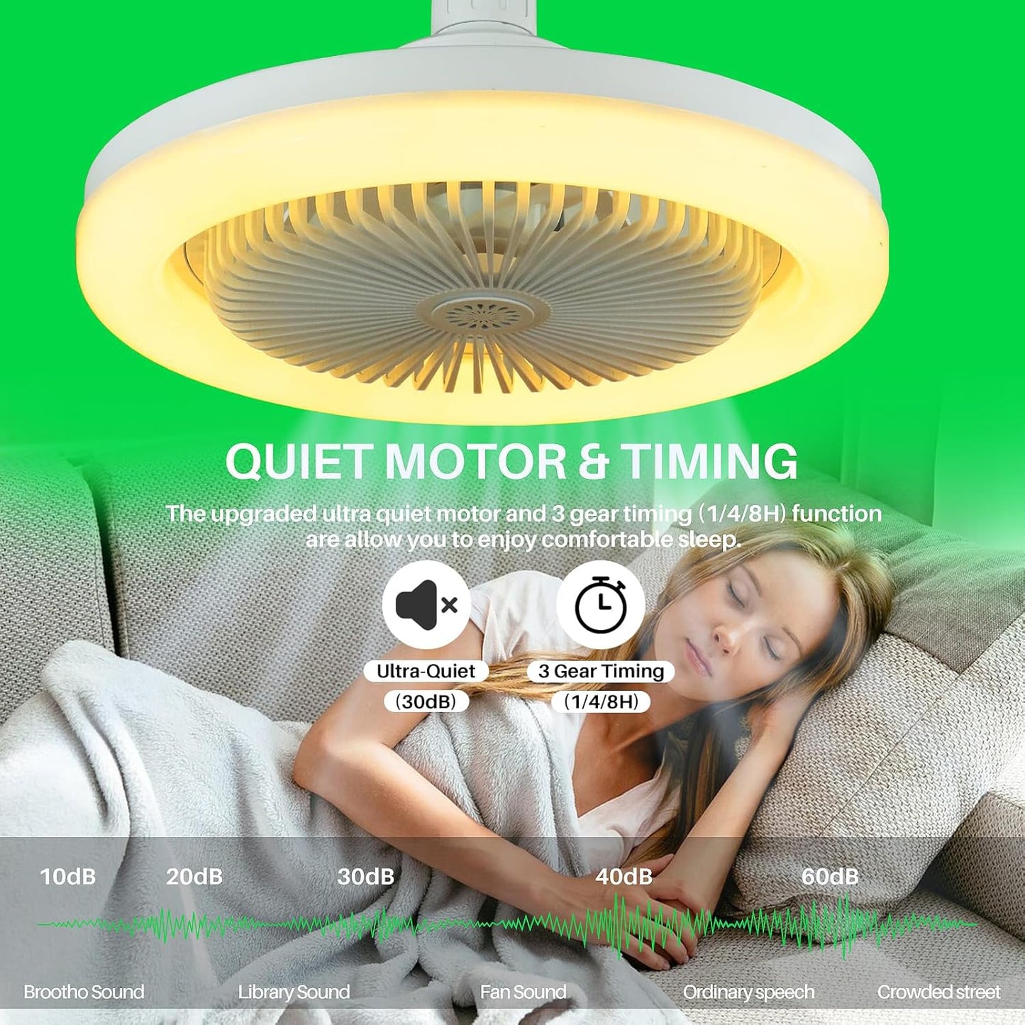 LED Multi مصباح ومروحة السقف المتعددة الوظائف