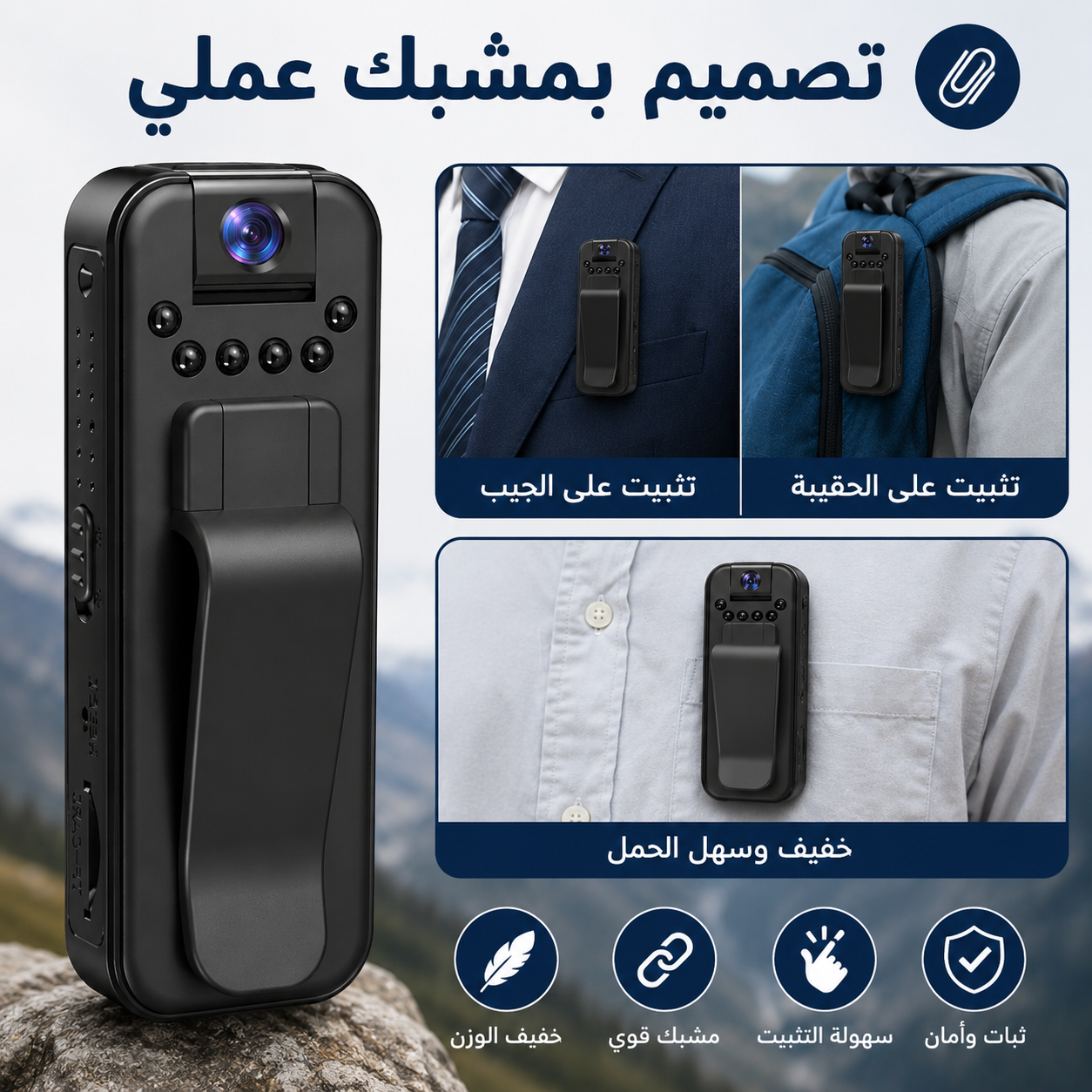Mini Body Camera 4k
