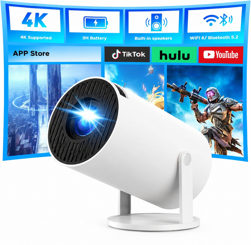 .جهاز العرض السينمائي  Projector Pro 4K 360°