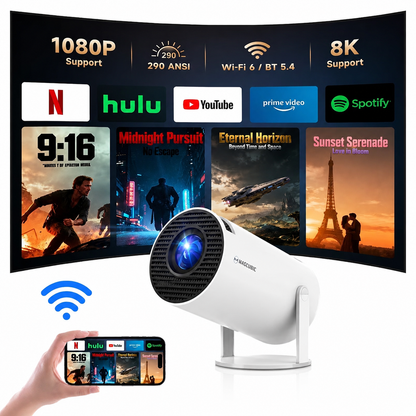 .جهاز العرض السينمائي  Projector Pro 4K 360°