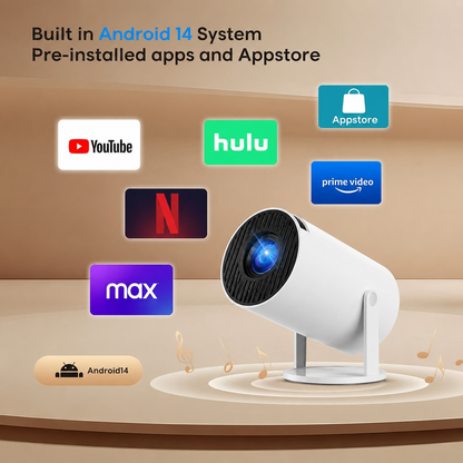 .جهاز العرض السينمائي  Projector Pro 4K 360°