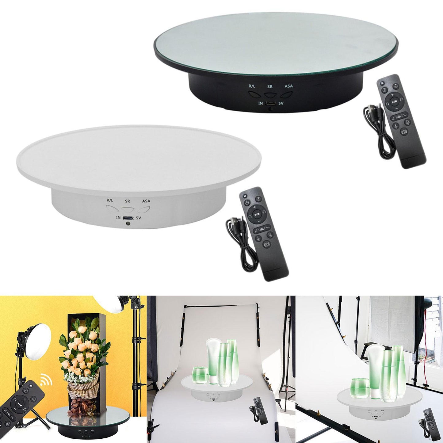 Rotating Display Stand منصة تصوير المنتجات باحترافية.