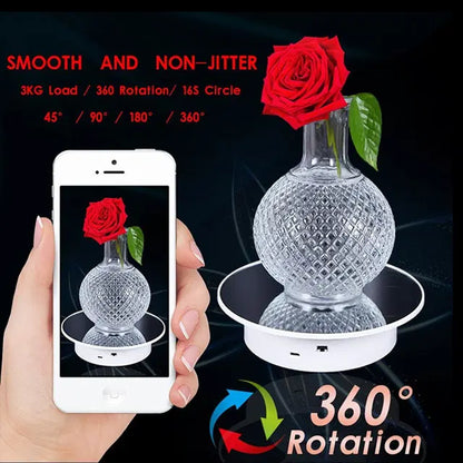 Rotating Display Stand منصة تصوير المنتجات باحترافية.