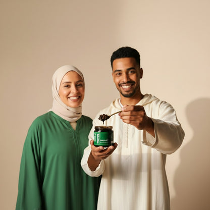 الشلاجيت الطبيعي الأصلي من جبال الهيمالايا