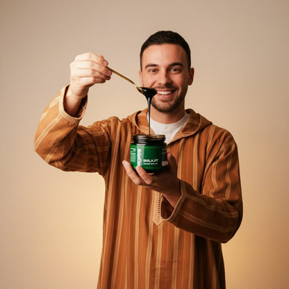 الشلاجيت الطبيعي الأصلي من جبال الهيمالايا