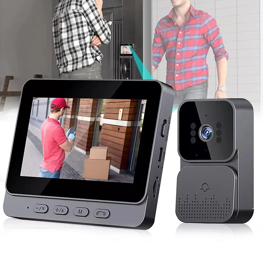 Smart Video جرس الباب الذكي بالشاشة المتكاملة