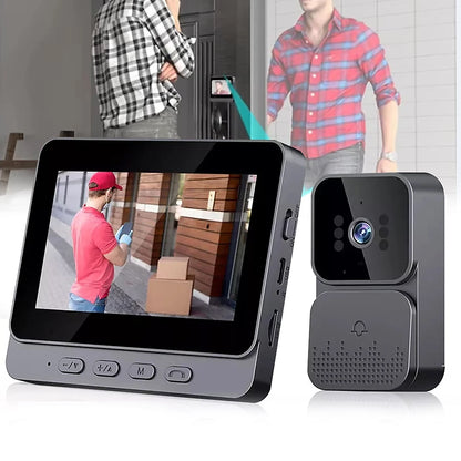 Smart Video جرس الباب الذكي بالشاشة المتكاملة